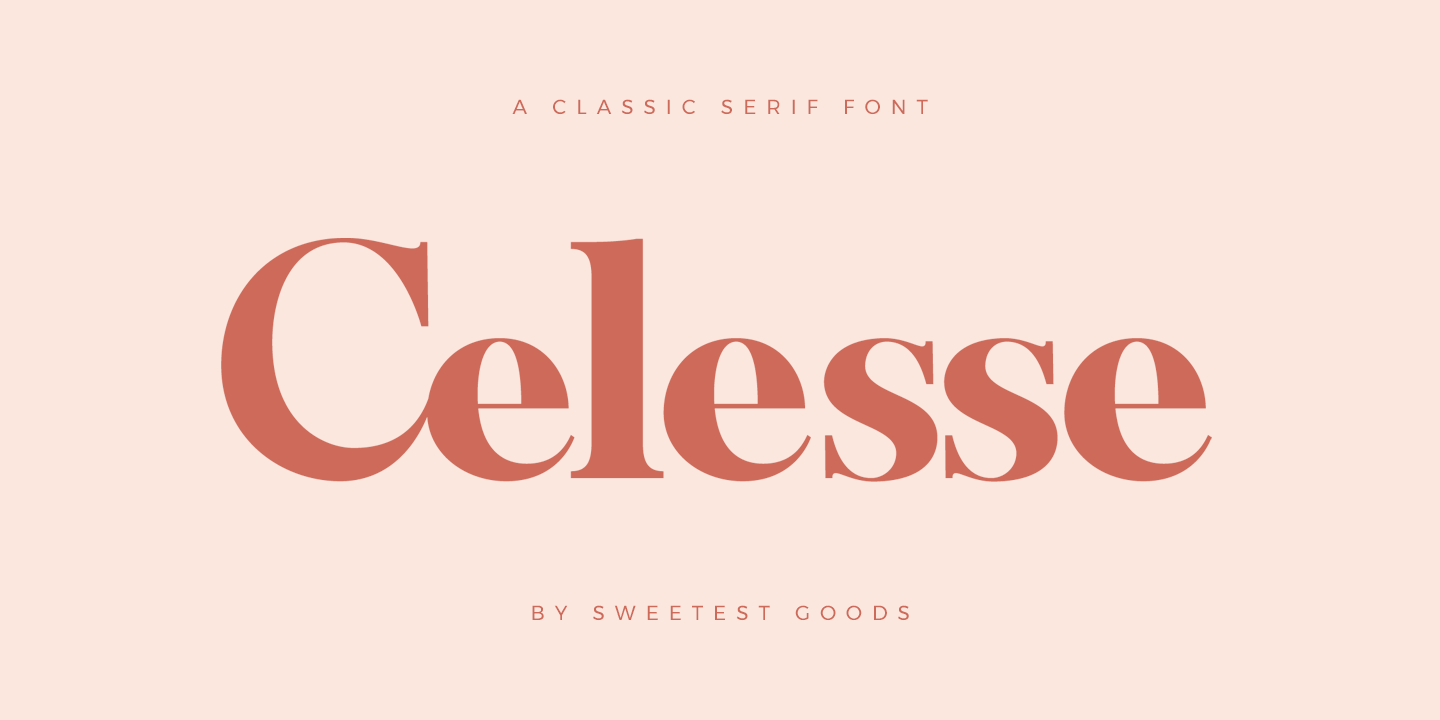 Example font Celesse #14